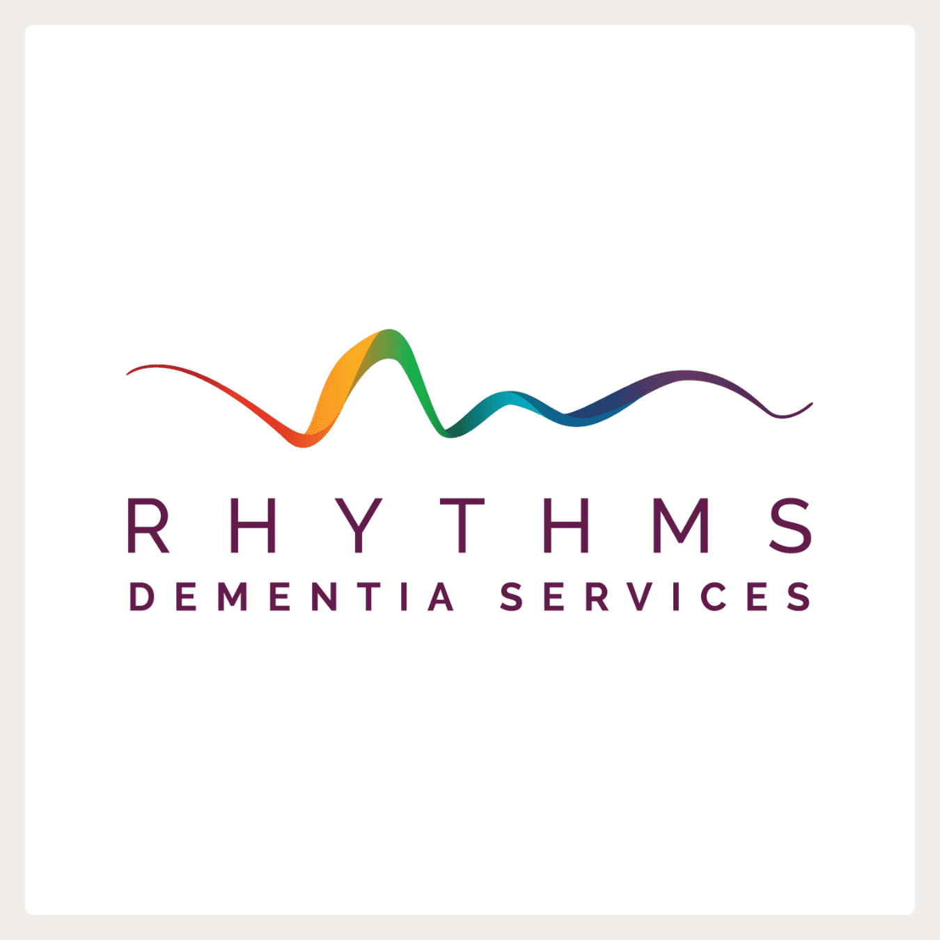 Clermont Park Senior Living Community in Denver, CO - rhythms dementia services logo with border