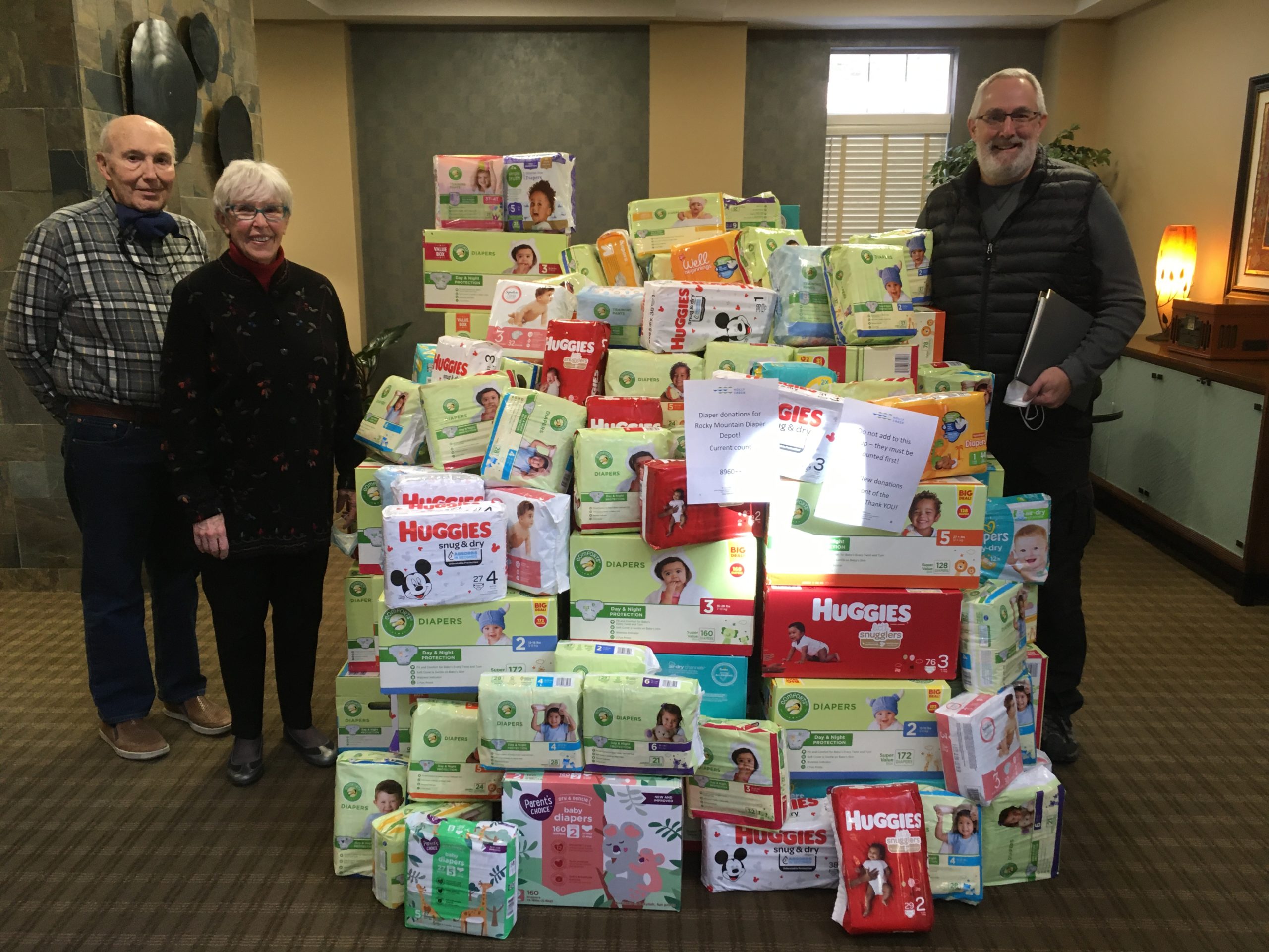 Successful diaper drive for babies in need