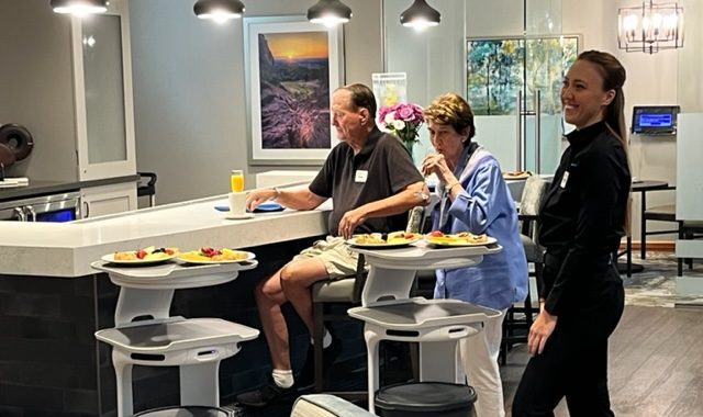 Meet Holly Creek's High-Tech Helpers - Hospitality Robots Curly, Larry & Moe