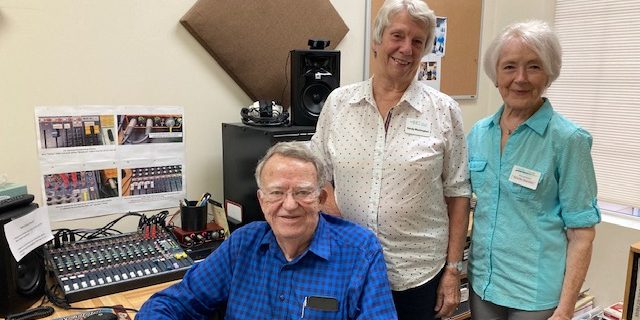 Holly Creek's radio station hosts