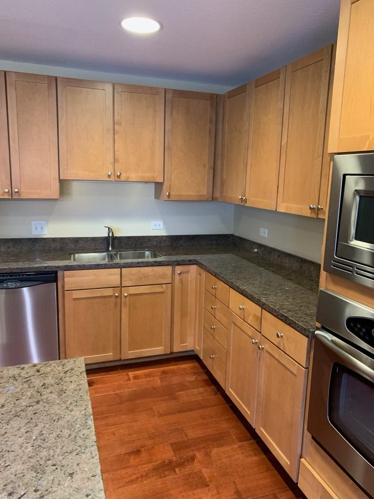 Old, pre-renovation kitchen