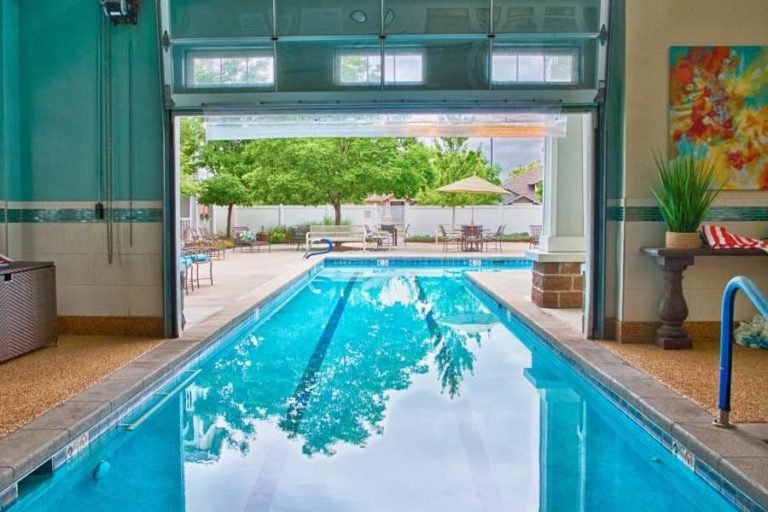 Holly Creek's indoor/outdoor pool