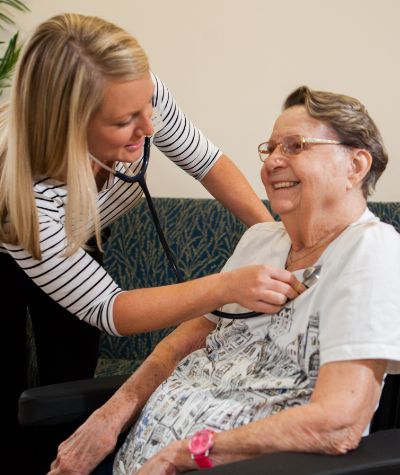 skilled nursing at holly creek home