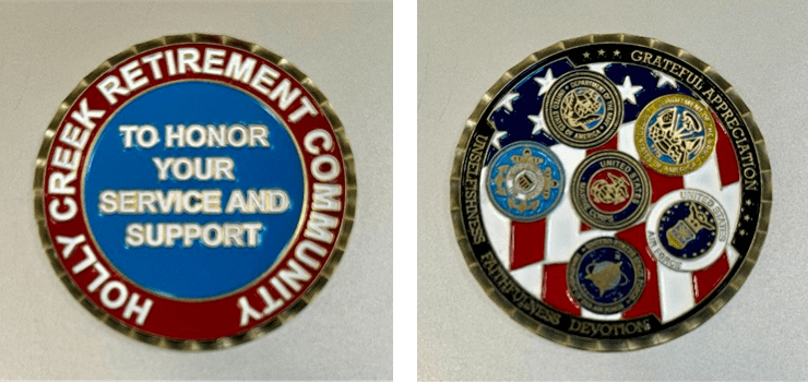 challenge coin of holly creek challenge coin of holly creek