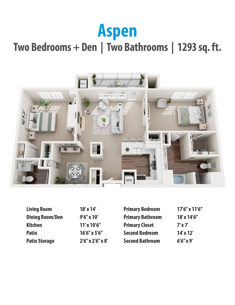 Aspen Apartment Floor Plan