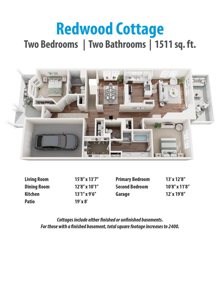 Redwood Cottage Floor Plan