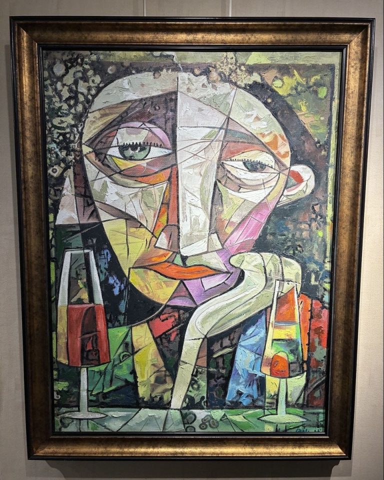 George Nikoro painting