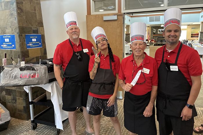 Holly Creek Regatta – Dining Team, “Ginsu Knives”